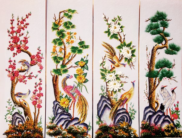 Bí mật treo tranh tứ quý phong thủy để đón tài lộc bình an vào nhà