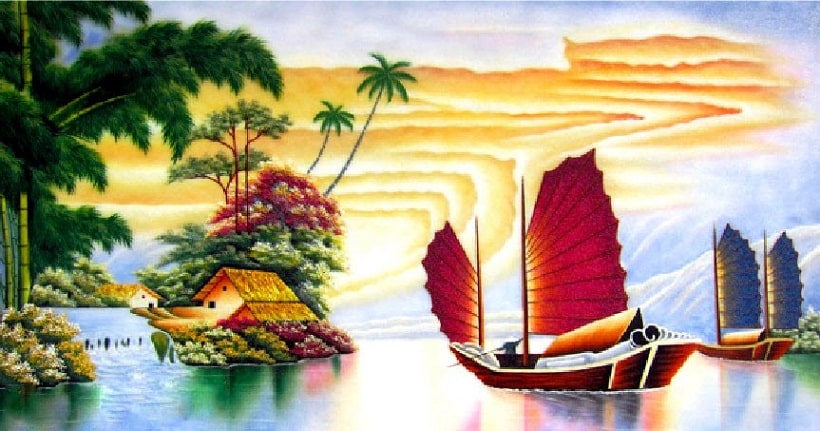 Tổng hợp ý nghĩa tranh phong thủy Thuận buồm xuôi gió