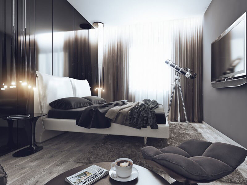 Thiết kế phòng ngủ cho nam giới độc thân có gì khác biệt?