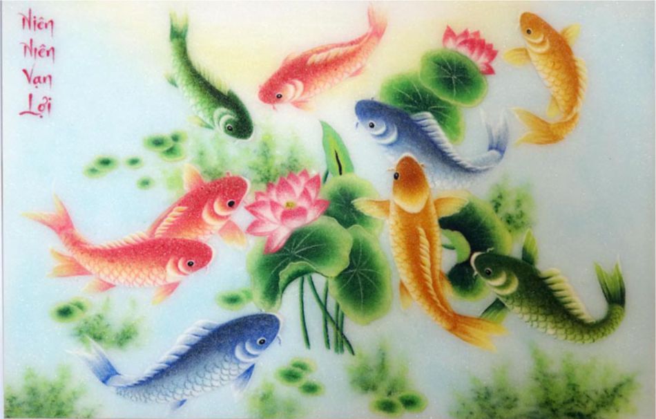 Ý nghĩa hình tượng cá chép trong các dòng tranh phong thủy