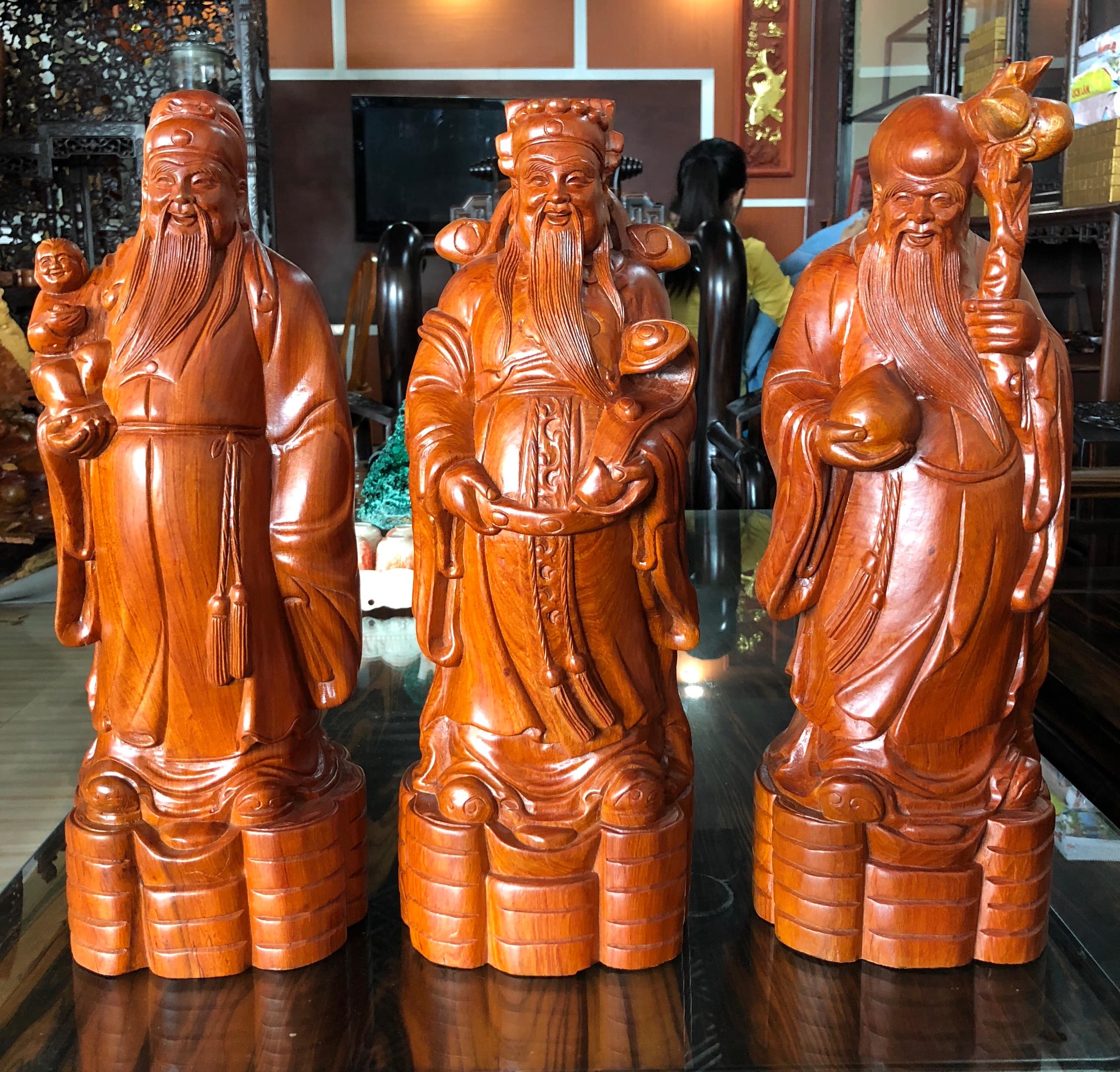 Ý nghĩa tượng ông Tam Đa Phúc Lộc Thọ với phong thủy gia đình